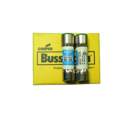 China Time Delay LOW VOLTAGE SC-20 Fuse 10X36 Genuine American BUSSMANN 20A600VAC for sale