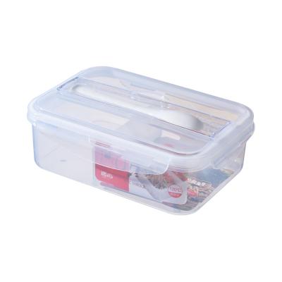 China New Environmentally Friendly Microwavable Microwavable Leakproof Divided Plastic Kids Bento Lunch Box for sale