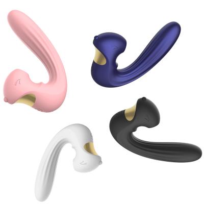 China Luxury Quick Delivery Silicone+ABS Skin Friendly Silicone Sucking Machine Clit Sucker Stimulator Vibrator For Woman for sale