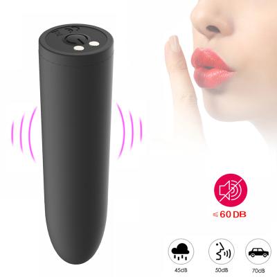 China Vibrating Silicone+ABS Mini Rechargeable Personal G Spot Bullet Massager Vibrator For Women Flirting Stimulator for sale