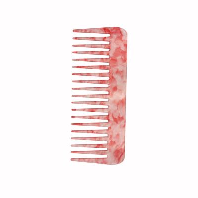 China 4g 2022 Logo Wide Tooth Barbershop Custom Plastic Hair Comb Trimmer Wide Tooth Hairdressing Brush for sale