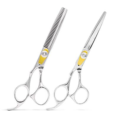 China JunYi Beauty Thinning Scissors Custom 6 Inch 6.5 Inch Steel Professional Hair Scissors Cutting Scissors Thinning Shears Hairdressing Scissors for sale