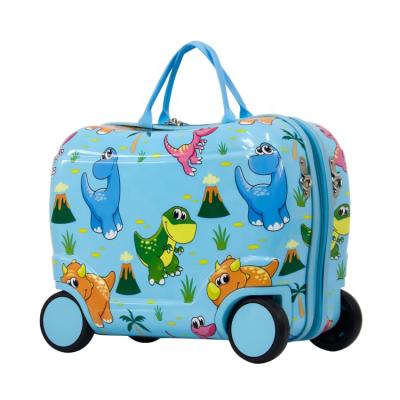 China ABS Fashion OEM Kids Hard Shell ABS Cabin Size Luggage 3D Carry On Suitcase For Kids for sale