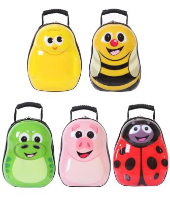 China Wholesale ABS+ PC Cartoon ABS+ Hardside Custom Kids Vintage Travel Trolley Kids Luggage Sets for sale