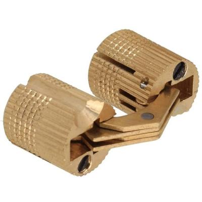 China Nil 8-18m Brass Furniture Hinges For Invisible Jewelry Box Mini Barrel Copper Hinges Antique Cylindrical Hinge For Wooden Gift Box for sale