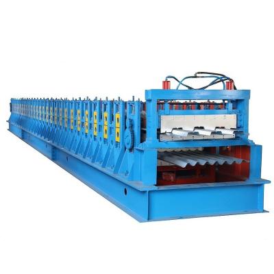 China Factory Metal Sheet Floor Deck Roll Forming Machine With PLC Control System for sale