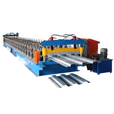 China Building Material Shops FX Cold Roll Forming Machine For Making Metal Flooring Decking for sale