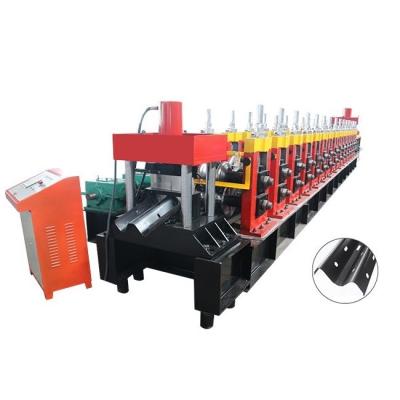 China Build Two Wave And Three Wave Steel Sheet Metal Galvanized Road Guardrail Roll Forming Machine for sale