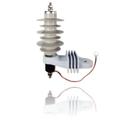 China High Quality Surge Arrester Silicone Rubber Zinc Oxide 15KV High Voltage Surge Arrester for sale