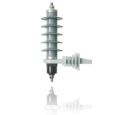 China High Voltage Silicone Rubber Zinc Oxide Surge Arrester 15KV Surge Arrester for sale