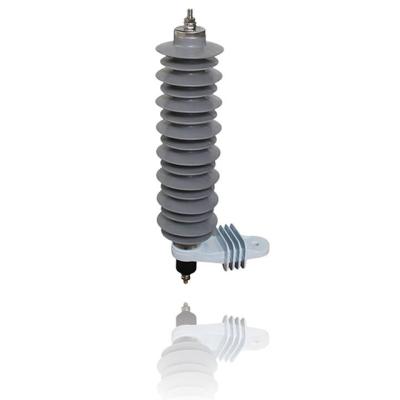 China High Performance Silicone Rubber Surge Arrester Lighting Surge Protector 30KV for sale