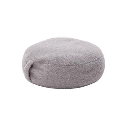 China Nondisposable Good Prices High Quality Pearl Velvet Filled Foam Particle Eco Friendly Stool Cushion for sale