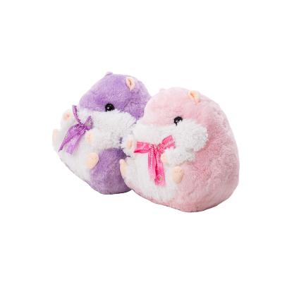 China Hot selling pp cotton product yari velvet/virgin cotton pink and purple virgin cotton hamster plush toy for sale