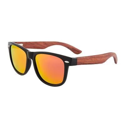 China Fashion Sunglasses Factory Manufacture Polarized OEM Logo Wholesale Wooden Temple Sunglasses Custom Made Lens Fashion for sale