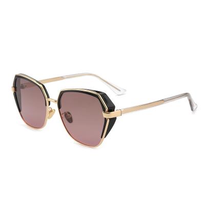 China Fashion Sunglasses Metal Women Sunglasses Made In China High End Metal Polarized Sunglasses Uv400 2021 for sale