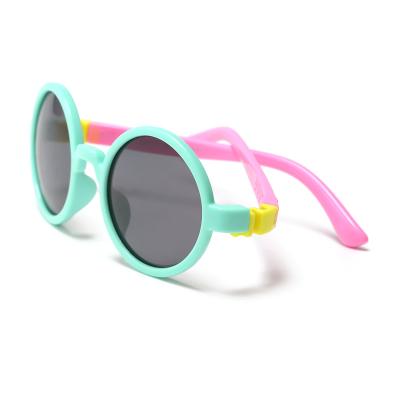 China Wholesales Fashion Sunglasses In China Flexible Silica Gel Cat Eye Sun Glasses High Quality Kids Sunglasses for sale