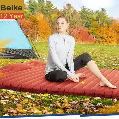 China Fast Inflatable Trend Product Ultralight Inflatable Air Duct Sleep Protection With Built In Pump Outdoor Air Mattress for sale