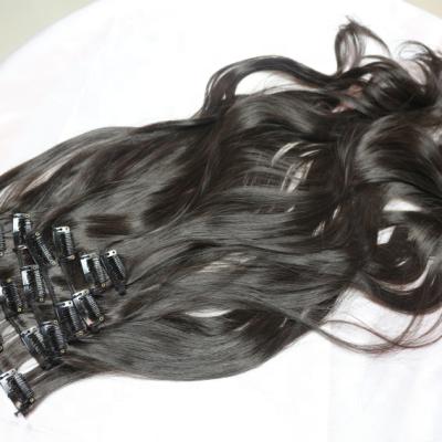 China Good Quality Easy Clip In Hair Extensions Silky Straight Wave Remy Hair 26 Inch Clip In Hair Extensions for sale