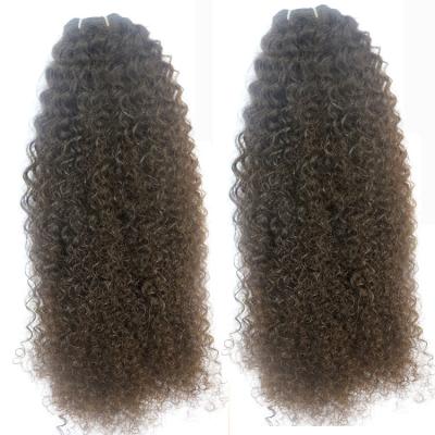 China Top Grade 100% Afro Kinky Curly Virgin Hair Afro Kinky Curly Bundles With Brazilian Hair for sale