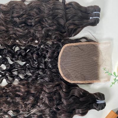 China Flexible and Soft Virgin Hair Extensions Water Wave Hair Bundles Water Wave Hair Wigs for sale