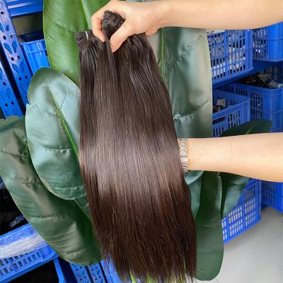 China 2021 New Product Silky Straight Unprocessed Brazilian Virgin Human Hair Straight Flat Wave Head Bundle 8-34 Inch Hair Extension On Sale for sale