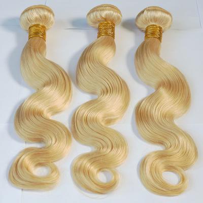 China Top Grade 100% Body Wave Virgin Hair 613 Blonde Hair Wholesale Price Hair Extensions for sale