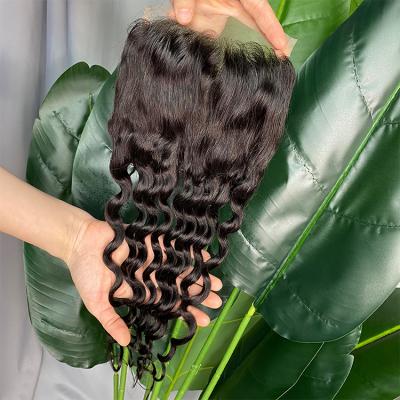 China Wholesale HD High Quality Cuticle Aligned.No Gray Lace Closure,6x6 Deep Body Wave HD Lace Closure,Kont Cuticle Aligned Samll for sale