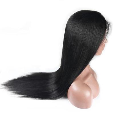 China Silky soft no tangle& shedding wholesale natural virgin long human hair wigs,cheap short brazilian hair full lace wigs for black women for sale