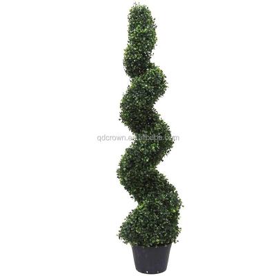 China New Style Environment Friendly Boxwood Goplus 4Ft Tree Boxwoood Topiary Plant 4 Feet Range Spiral Artificial Trees for sale