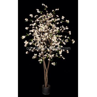 China Indian popular design environmental friendly flower branches flower corner for window d with artificial vase cherry blossom tree for sale