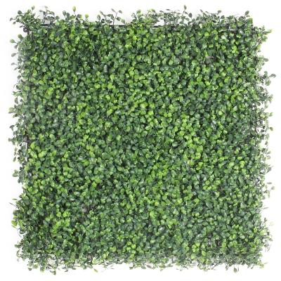 China High Quality Minimalist Boxwood Grass Panels Wall Carpet Green Lawns Landscape Leaf Hedge Outdoor Foliage Plant Artificial Panel for sale