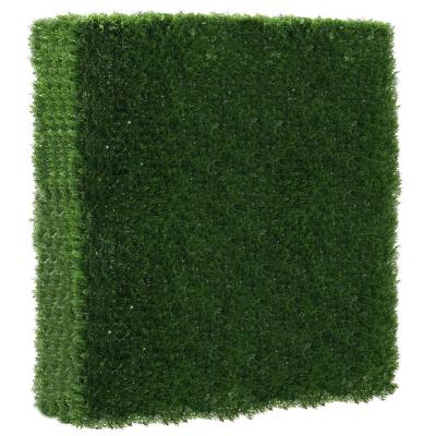 China Eco - Friendly Green Vertical Garden Decoration Indoor Outdoor Indoor Artificial Panel Plant Wall for sale