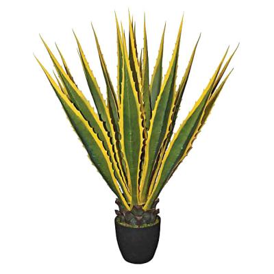 China Eco-friendly Home Indoor Plants Agave Plants Sansevieria Bonsai Decoration Artificial Succulent Plants for sale