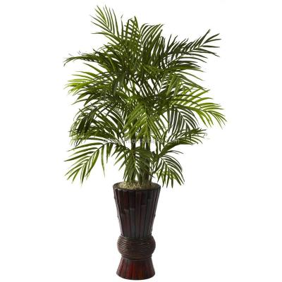 China Large Minimalist Hot Selling Hawaii Plants Garden Decorative Dubai Date Artificial Black Grass Fan 1.80 Full Size Palm Trees 300cm for sale