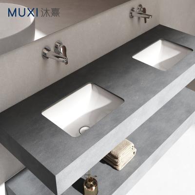 China CUPC Traditional Wholesale 18inch Rectangular Small Porcelain Under Mounted Wash Basin Ceramic Under Mount Sink Under Counter Basin for sale