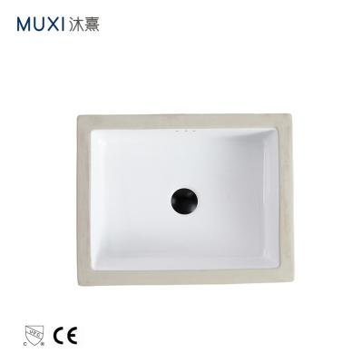 China cUPC Traditional North America 20 Inch Lavatory Under Mount Bathroom Sinks Rectangle Lavabo Sinks For Bathroom Hotel for sale