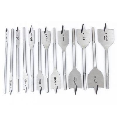 China High Carbon Steel Flat Durable Woodworking Drill Bits Woodworking Shovel Drill Set Softwood Drill Bits Tool Kits for sale