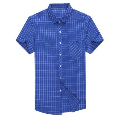 China Wholesale Casual Men's Anti-Pilling Plaid Cotton Button Down Dress Shirts for sale