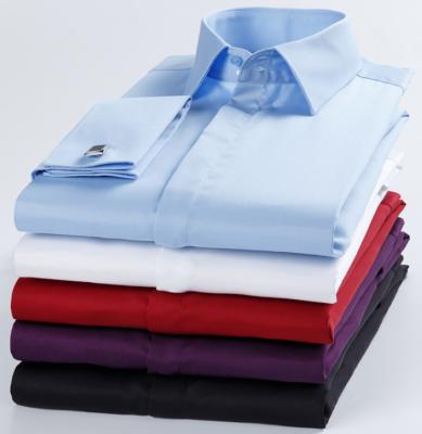 China Hot Selling Custom Made Oxford Anti-pilling Backing Hot Selling Anti-pilling Collar NO--Pilling Long Sleeves Men's Dress Shirts for sale