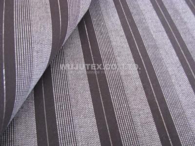 China 99% Cotton 1% Poly, Plain Weave Dobby Mini Stripe Cotton Yarn Dyed Fabric, New Fabric for sale