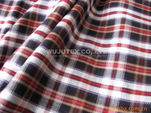 China High Quality 180g/sm Twill Check Cotton Yarn Dyed Fabric Clothing Cloth Material for sale