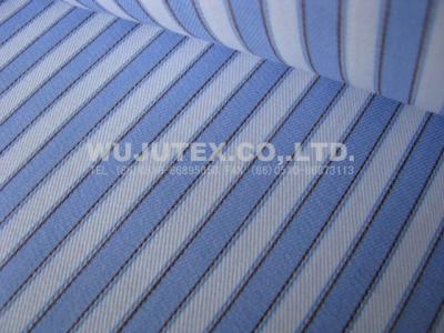 China Women-specific Nice soft 100% twill weave stripe Cotton Yarn Dyed Fabric 145/147cm width for sale