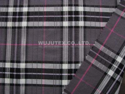 China OEM Summer 100% Rayon Yarn Dyed Fabric Twill Weave Clothing material 144g/m2 for sale