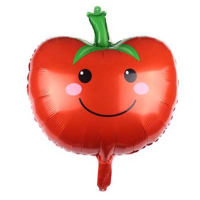 China Party deco fruit and vegetable foil balloon tomato carrot balloon for sale