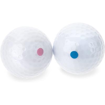 China Environmental Friendly Party Decorations Gender Reveal Golf Balls With Popping Pink Blue Powder Corn Flour For Boy Or Girl Gender Reveal Party for sale