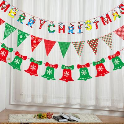 China Santa Mantle Decor Christmas Sign Home Banner Festive Party Decor Winter Christmas Holiday Party Decorations Merry Christmas Banner Party Decoration for sale