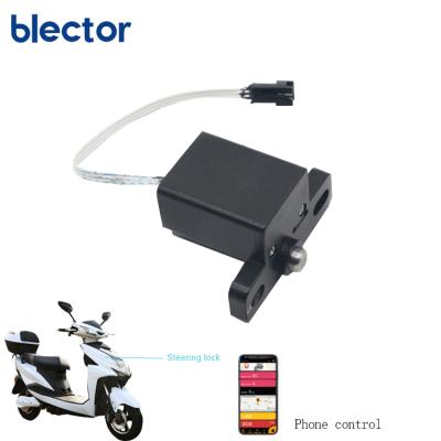 China No Blector Electric Scooter Bike Wheel Lock Alarm Scooter Anti-theft Steering Lock for sale