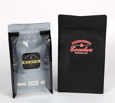 China Safety China Manufacture Plastic Custom Printed Dry Food Packaging Bag Stand Up Flat Bottom Ziplock Pouch With Zipper for sale