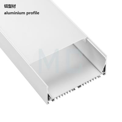 China Decorations 100mm width led profile led radiator extrusion slats profiles aluminum profili in alluminio for sale