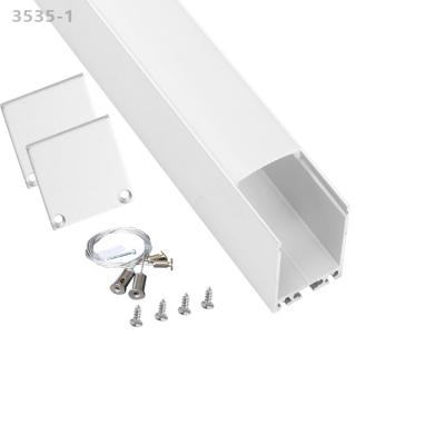 China Decorations Large Aluminum Profile Extrusion LED Profile LED Light 35MM Wide Recessed Profile z-3535 for sale